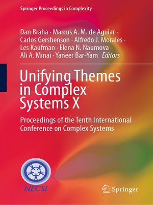 cover image of Unifying Themes in Complex Systems X